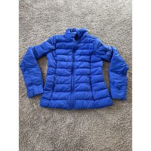 North Face 700 Quilt Goose Down Puffer Lightweight BLUE Jacket Small S